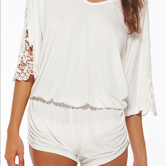 NWT LSpace romper shorts bikini coverup Small - Picture 4 of 4